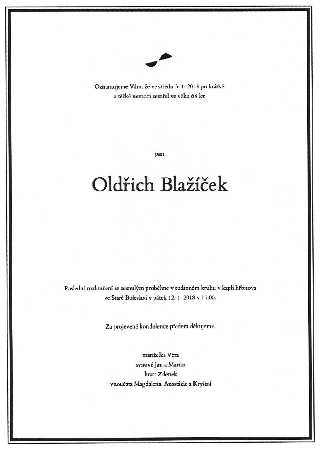 Oldrich Blazicek