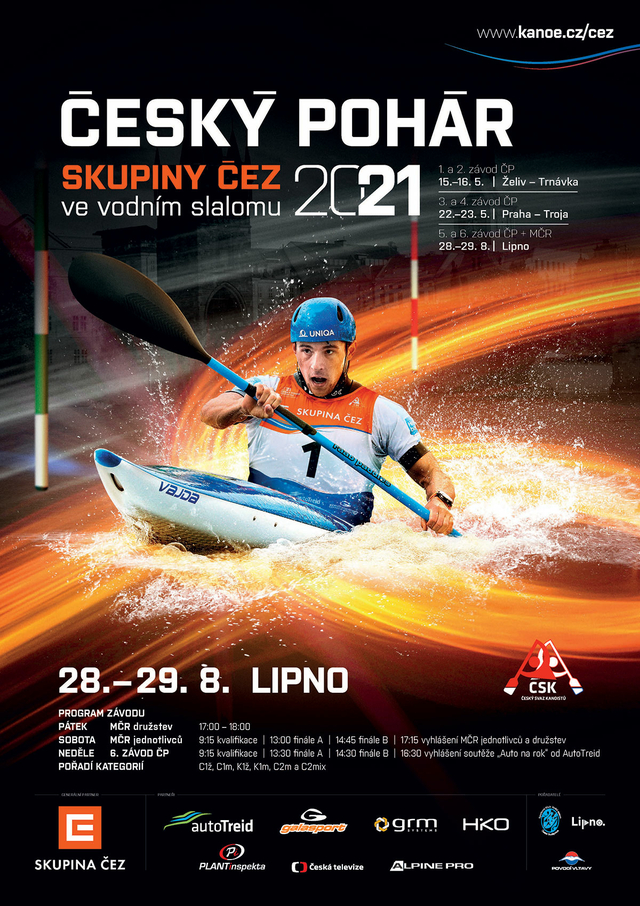 CP CEZ 2021 vodni slalom LIPNO