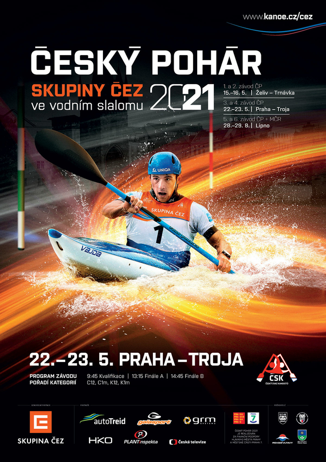 CP CEZ 2021 vodni slalom PRAHA