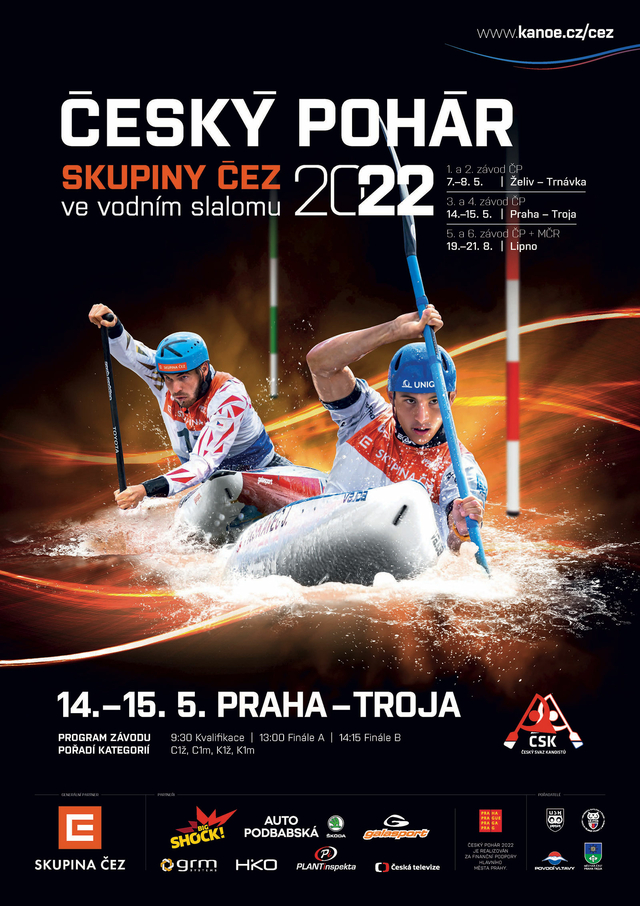 CP CEZ 2022 vodni slalom PRAHA