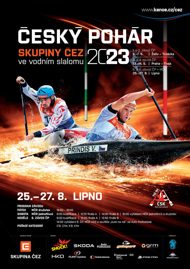 CP CEZ 2023 vodni slalom LIPNO