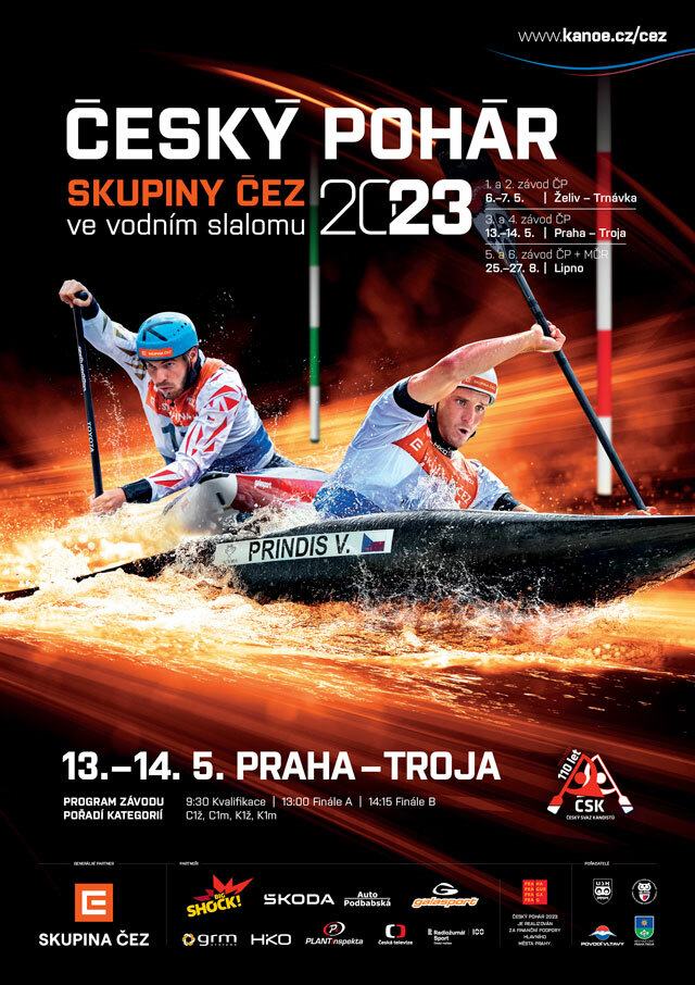 CP CEZ 2023 vodni slalom PRAHA